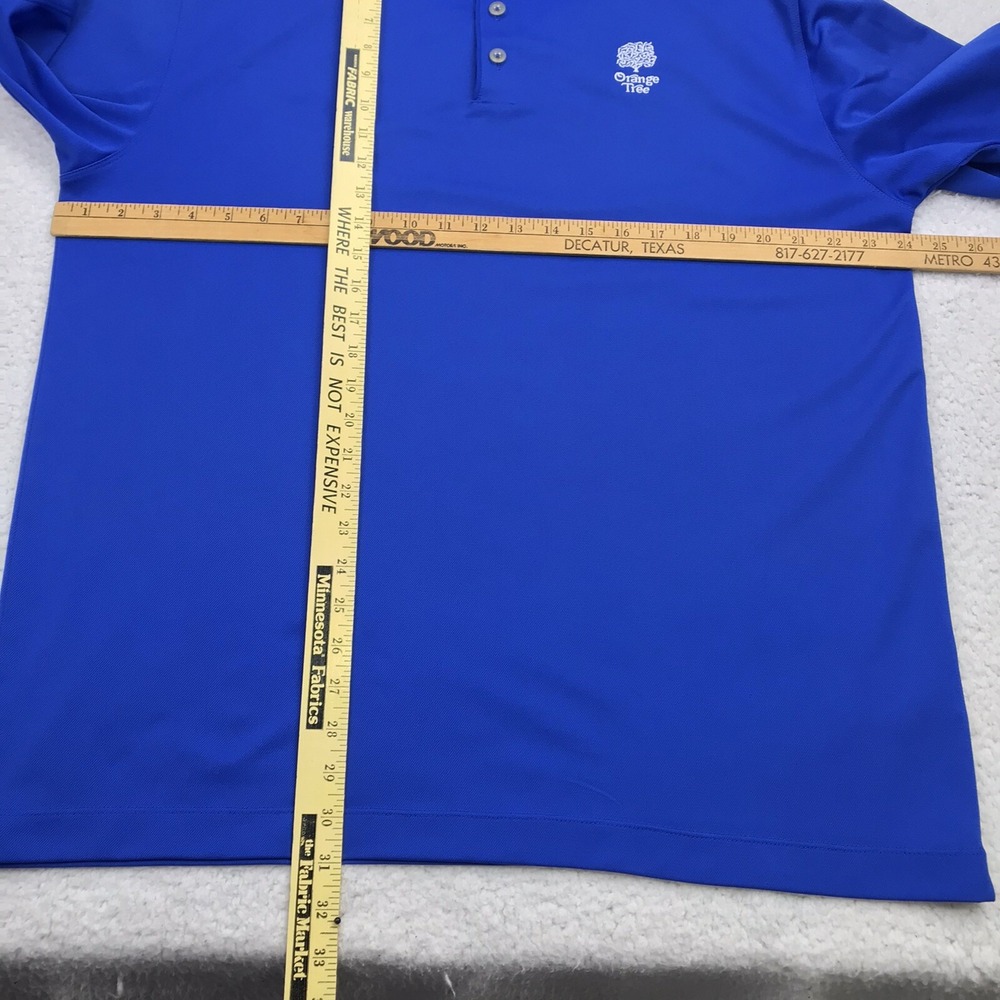 Orange Tree Golf Nike Fit Dry Polo Shirt Mens XL Blue Embroidered Logo Casual AR - Picture 14 of 16